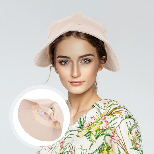 Foldable wide brim bucket - foldable,