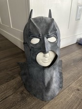 Batman Cowl Mask Rubber No Brand Off Black Light Grey Tone