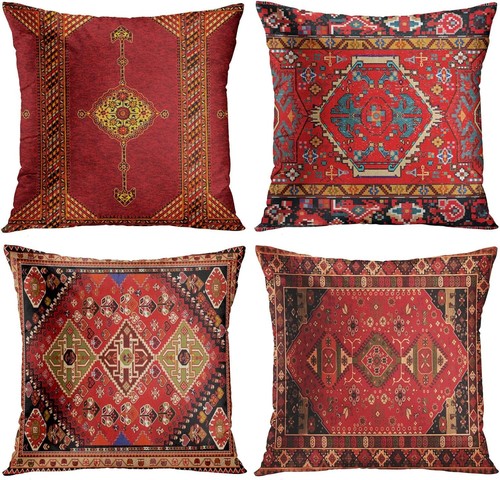 Moroccan kilim style pillow - moroccan,