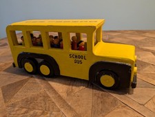 LARGE Wooden School Bus