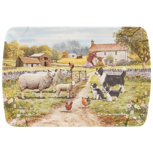 Small serving tray collie - collie, and