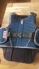 Harry Hall 2009 Adult Medium body protector Navy / grey pipping