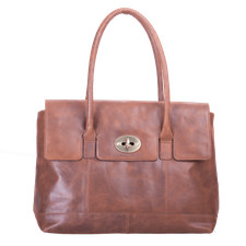 Buff Leather Twin Handle