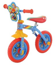 PAW PATROL Childrens Balance Training Bike 2 in 1 Kids + Stabilisers Official
