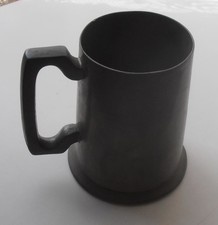VINTAGE PEWTER PINT TANKARD MADE IN SHEFFIELD FOR GAMAGES OF OLD HOLBORN LONDON