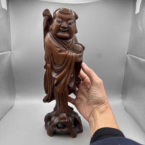 Vintage carved rose wood