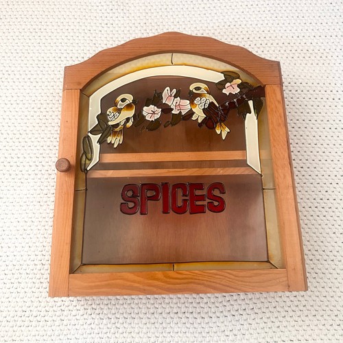 Vintage 1970s wooden spice - 1970s,