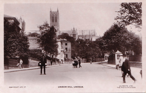 Rppc 1927 lincoln lindum - 1927,