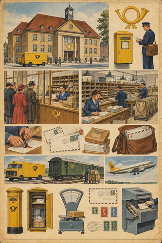 332 german post - 332.,