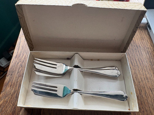 Firth staybrite cake forks 6 - firth,