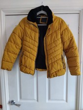 Ladies mustard quilted jacket