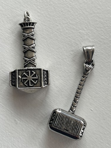 Thor hammer pendants - hammer,