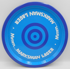 Marksman Larger Metal Beer Serving Tray Bar Mancave UK England Pub Wade/Avon