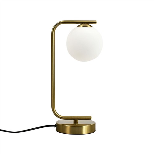 Modern satin brass - table, lamp