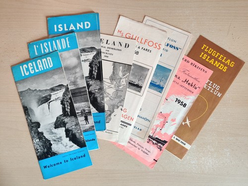 Vintage 1958 iceland travel - iceland,