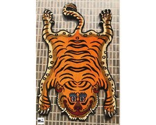  Orange Tibetan Tiger Rug
