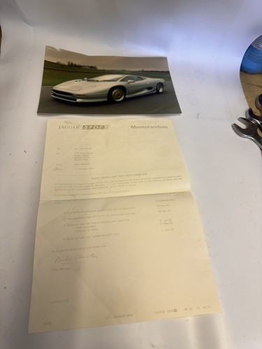 Jaguar xj220 fax memorabilia - xj220,