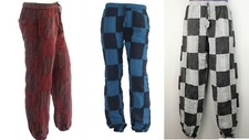 Patchwork Trousers Wideleg