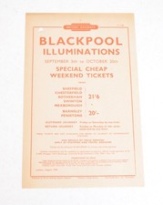 Railway Handbill BR Blackpool