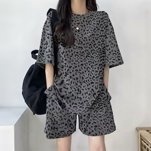 Womens 2pcs shirt shorts - shorts, set