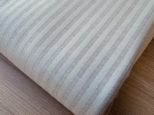 5mm herringbone ticking - ticking, stripe