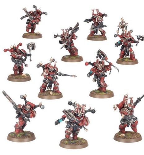 Khorne berzerkers x10 new - khorne,