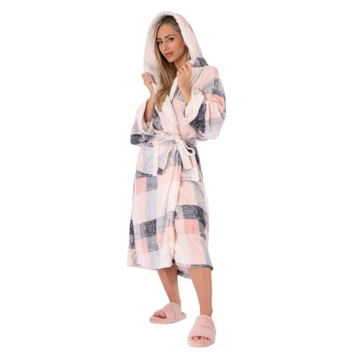 Dreamscene check hooded - check,