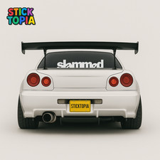 SLAMMED JDM Sticker Rear