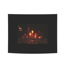 Focal Point Lexington Black Wall-Hung Electric Fire 660mm(Bracket Not Included)