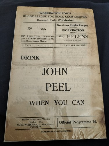 Workington town helens - workington, v