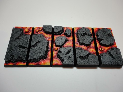 25x50mm painted square - 25x50mm,