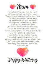 NEW DESIGN Mum Happy Birthday
