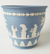 Wedgwood Blue Jasper Plant Pot