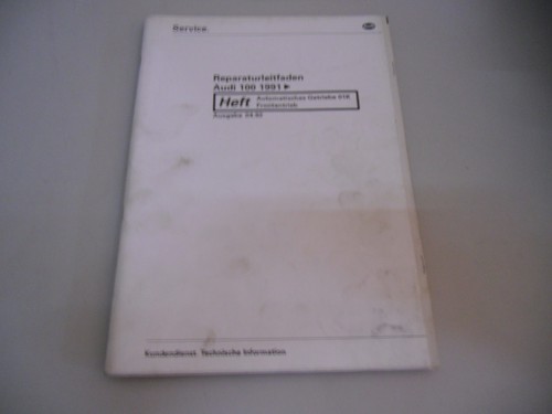 Workshop manual audi - 100, c4