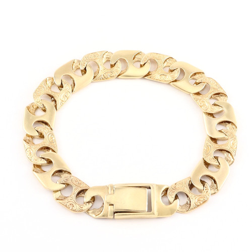 Vintage 9ct gold anchor - vintage,