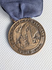 World War One Disabled American Veteran’s War medal.