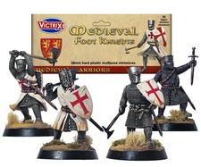 Victrix Medieval Warriors 28mm Scale Hard Plastic Medieval Foot Knights - VXM004
