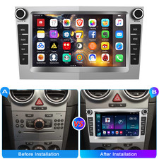Apple CarPlay For Vauxhall Corsa C D Astra Zafira Android 14 Car Stereo GPS WiFi