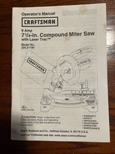 Craftsman 9 amp 7-1/4 inch