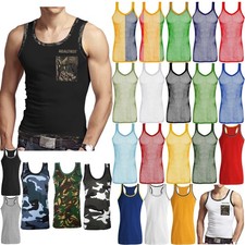 Mens Vests Cotton Tank Tops