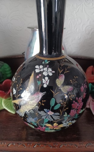 Victorian black cloisonné - black,