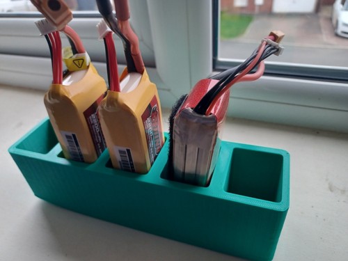 Cell lipo battery holder - 1x,