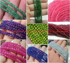 4mm natural faceted jade - faceted,
