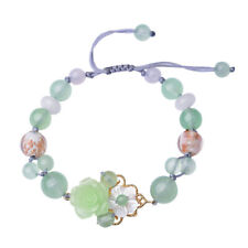 Natural Jade Flower Bracelet