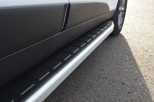 Aluminium side steps - aluminium,
