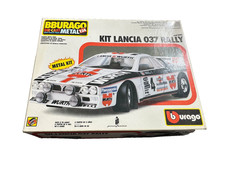 LANCIA 037 RALLY CAR METAL MODEL BY BBURAGO 1.24 SCALE DIE CAST KIT MADE