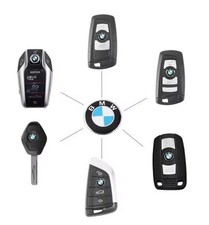 2X Replacement remote Key fob Badge 3D Emblem Sticker Decal BMW 11mm The Best