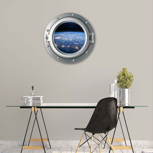 Airplane window decorative - airplane,