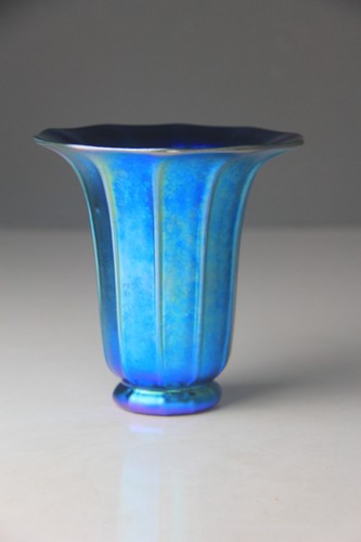Carder era steuben blue aurene - steuben,