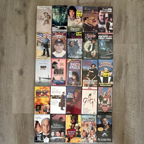 Sealed vhs movies - sealed, new